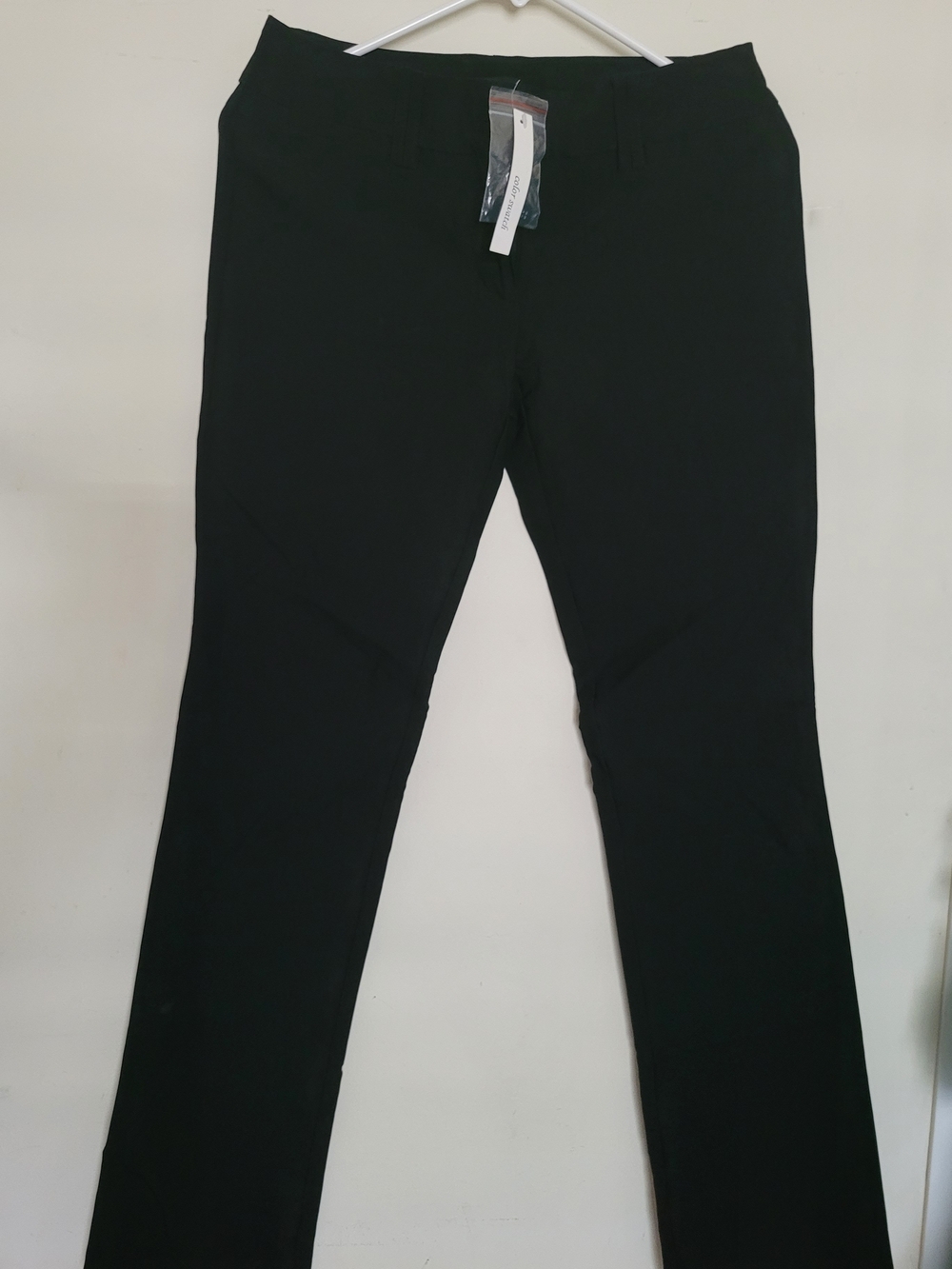 Black Women's Pants with Elastic Waistband